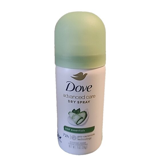 Dove Advanced Care 48H Cool Essentials Dry Spray Antiperspirant 1oz TSA Approved - Picture 1 of 7